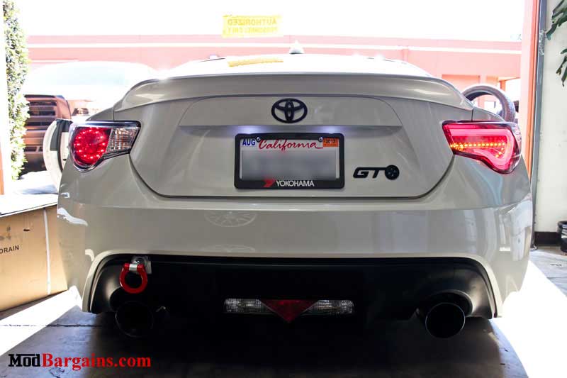 **Valenti LED Tail Lights Light Blue/Chrome for 20122017 Scion FRS